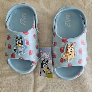 Bluey Kids Sandals - Light Blue and Pink